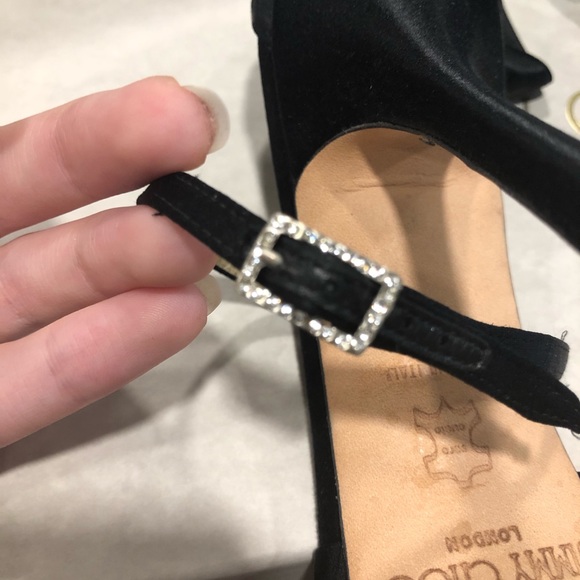 Jimmy Choo Macy Satin Heels - Picture 5 of 7